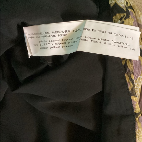 Zara One Shoulder Ruched Floral Minidress Size Medium NWT - Picture 7 of 9